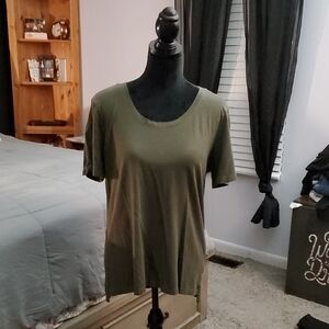 💥5/$50 Eddie Bauer Olive Green Short Sleeve T-shirt
